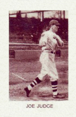 1928 Star Player Candy Joe Judge # Baseball Card