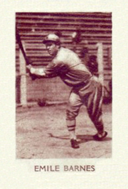 1928 Star Player Candy Emile Barnes # Baseball Card
