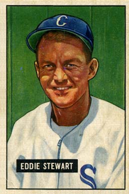 1951 Bowman Eddie Stewart #159 Baseball Card