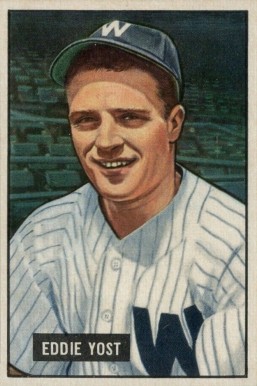 1951 Bowman Eddie Yost #41 Baseball Card