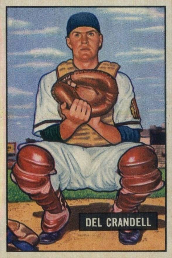 1951 Bowman Del Crandall #20 Baseball Card