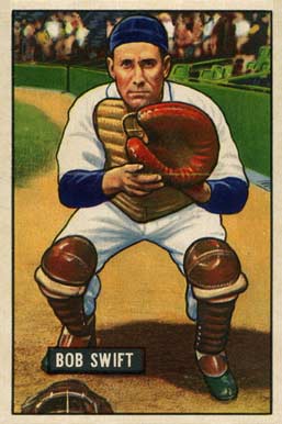 1951 Bowman Bob Swift #214 Baseball Card