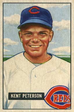 1951 Bowman Kent Peterson #215 Baseball Card