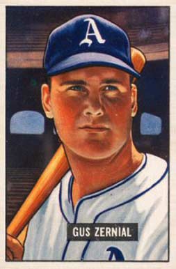 1951 Bowman Gus Zernial #262 Baseball Card
