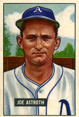 1951 Bowman Joe Astroth #298 Baseball Card