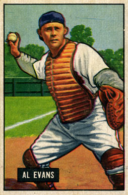 1951 Bowman Al Evans #38 Baseball Card