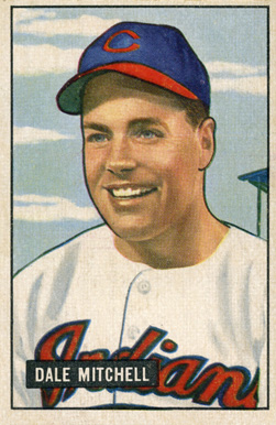 1951 Bowman Dale Mitchell #5 Baseball Card