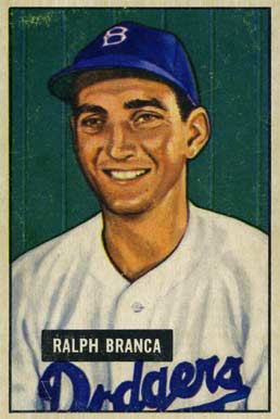 1951 Bowman Ralph Branca #56 Baseball Card - 69918