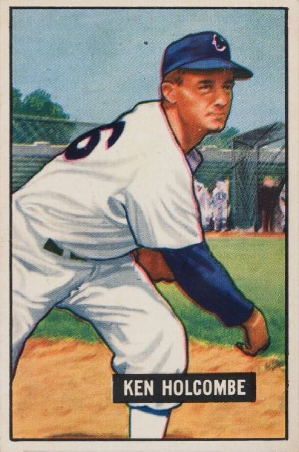 1951 Bowman Ken Holcombe #267 Baseball Card