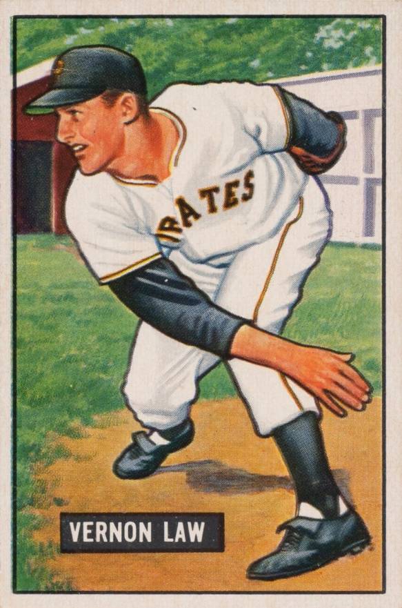1951 Bowman Vernon Law #203 Baseball Card