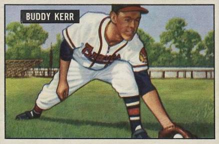 1951 Bowman Buddy Kerr #171 Baseball Card