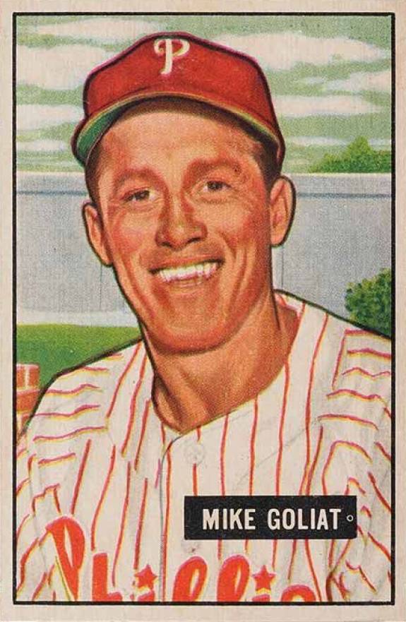 1951 Bowman Mike Goliat #77 Baseball Card
