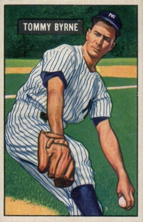 1951 Bowman Tommy Byrne #73 Baseball Card