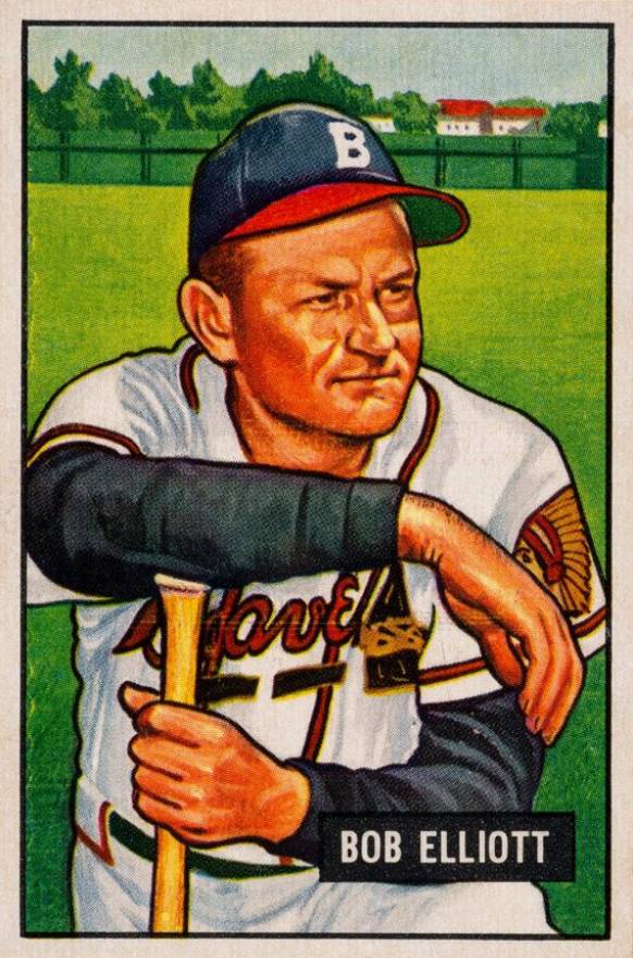 1951 Bowman Bob Elliott #66 Baseball Card