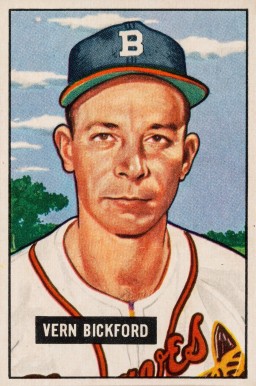 1951 Bowman Vern Bickford #42 Baseball Card