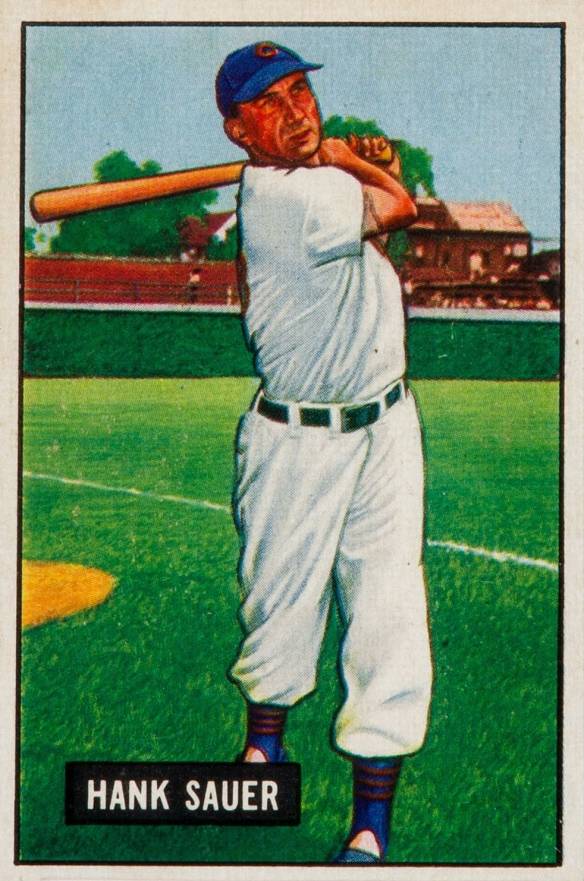1951 Bowman Hank Sauer #22 Baseball Card