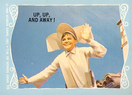 1968 Flying Nun Up Up and away #10 Non-Sports Card