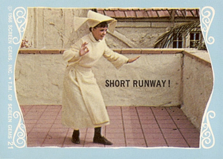 1968 Flying Nun Short runway #21 Non-Sports Card