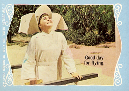 1968 Flying Nun Good day for flying #42 Non-Sports Card
