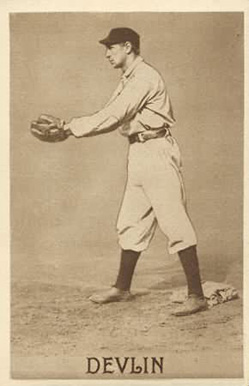 1910 Sepia Postcards Devlin # Baseball Card