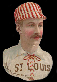 1888 Scrapps Tobacco Walter A. Latham # Baseball Card