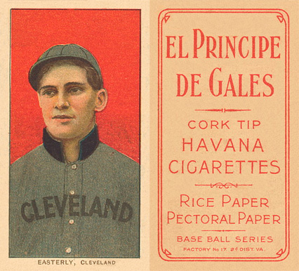 1909 White Borders El Principe De Gales Easterly, Cleveland #158 Baseball Card
