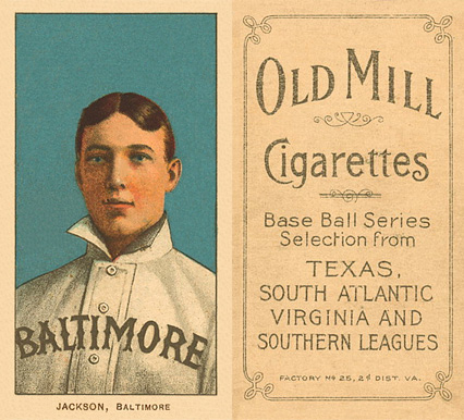 1909 White Borders Old Mill Jackson, Baltimore #231 Baseball Card