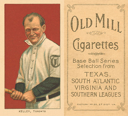 1909 White Borders Old Mill Kelley, Toronto #249 Baseball Card