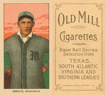 1909 White Borders Old Mill Oberlin, Minneapolis #362 Baseball Card