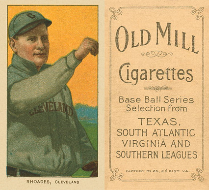 1909 White Borders Old Mill Rhoades, Cleveland #410 Baseball Card