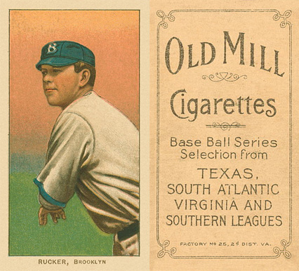 1909 White Borders Old Mill Rucker, Brooklyn #417 Baseball Card