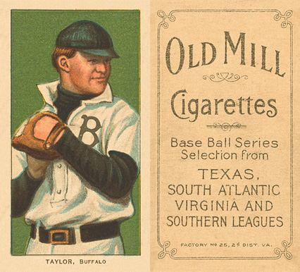 1909 White Borders Old Mill Taylor, Buffalo #479 Baseball Card