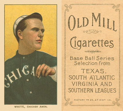 1909 White Borders Old Mill White, Chicago Amer. #504 Baseball Card