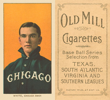 1909 White Borders Old Mill White, Chicago Amer. #505 Baseball Card