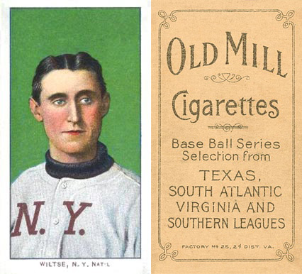 1909 White Borders Old Mill Wiltse, N.Y. Nat'L #518 Baseball Card