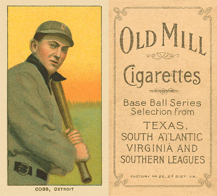 1909 White Borders Old Mill Cobb, Detroit #99 Baseball Card