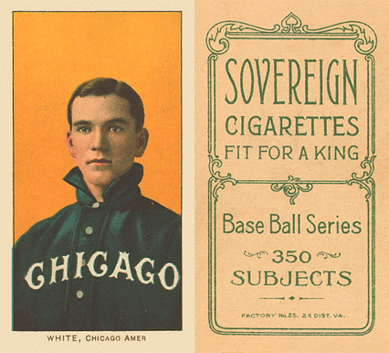 1909 White Borders Sovereign White, Chicago Amer. #505 Baseball Card