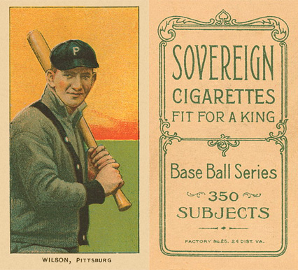 1909 White Borders Sovereign Wilson, Pittsburgh #516 Baseball Card