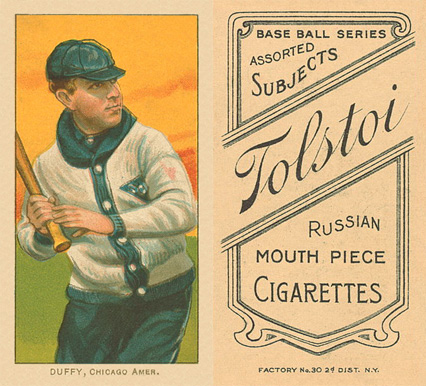1909 White Borders Tolstoi Duffy, Chicago Amer. #153 Baseball Card