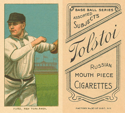 1909 White Borders Tolstoi Ford, New York Amer. #177 Baseball Card
