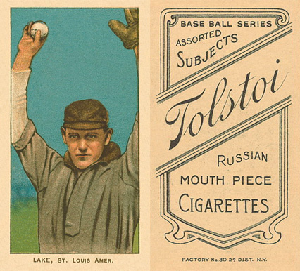 1909 White Borders Tolstoi Lake, St. Louis Amer. #273 Baseball Card