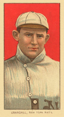 1909 White Borders Ghosts, Miscuts, Proofs, Blank Backs & Oddities Crandall, New York Nat'L #108 Baseball Card