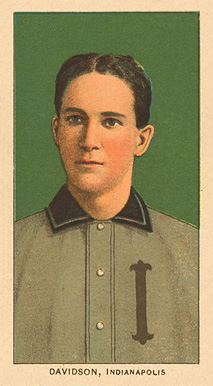 1909 White Borders Ghosts, Miscuts, Proofs, Blank Backs & Oddities Davidson, Indianapolis #119 Baseball Card