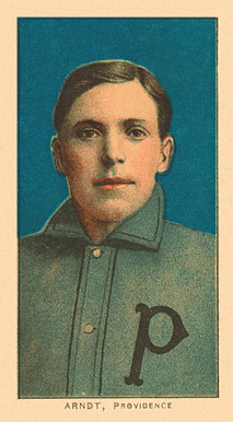 1909 White Borders Ghosts, Miscuts, Proofs, Blank Backs & Oddities Arndt, Providence #13 Baseball Card
