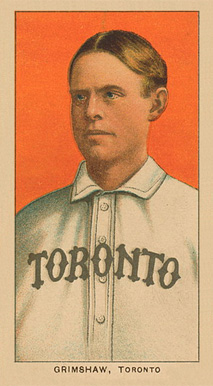 1909 White Borders Ghosts, Miscuts, Proofs, Blank Backs & Oddities Grimshaw, Toronto #197 Baseball Card