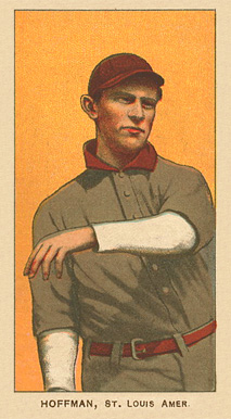 1909 White Borders Ghosts, Miscuts, Proofs, Blank Backs & Oddities Hoffman, St. Louis Amer. #216 Baseball Card