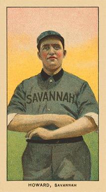 1909 White Borders Ghosts, Miscuts, Proofs, Blank Backs & Oddities Howard, Savannah #221 Baseball Card