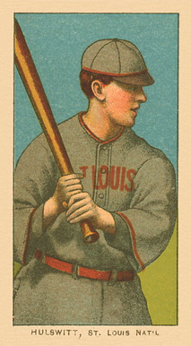 1909 White Borders Ghosts, Miscuts, Proofs, Blank Backs & Oddities Hulswitt, St. Louis Nat'L #226 Baseball Card