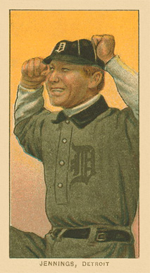 1909 White Borders Ghosts, Miscuts, Proofs, Blank Backs & Oddities Jennings, Detroit #233 Baseball Card