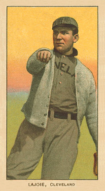 1909 White Borders Ghosts, Miscuts, Proofs, Blank Backs & Oddities Lajoie, CLeveland #270 Baseball Card